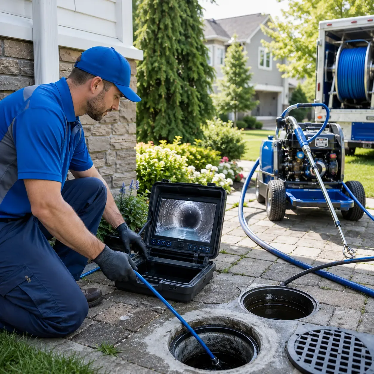 Outdoor drain cleaning professionals serving Bradfordwoods, PA